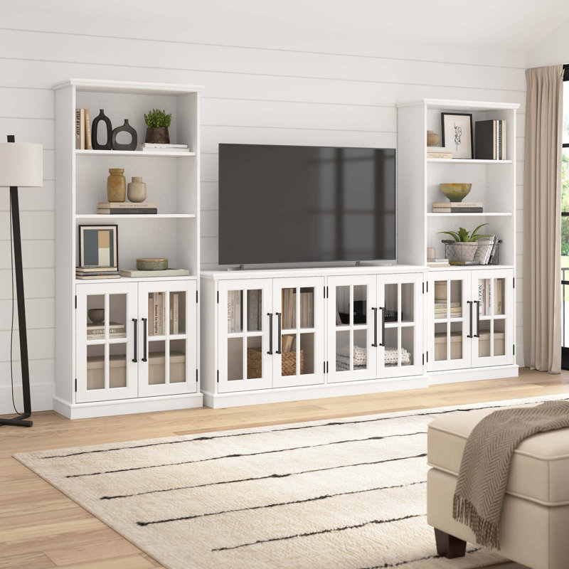 Arantza 59.4" Wide Sideboard, White Ash