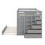 Full Over Full Bunk Bed With Trundle And Staircase-1911603200