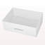 Commode 8 tiroirs avec grands tiroirs en tissu, blanc-367015767