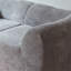 Canapé moderne en tissu de velours 2 places avec coussins - causeuse peu encombrante pour petit salon, bureau, appartement-1292720435