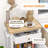 Modern Minimalist Mobile Kitchen Island-633702748