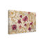 «Elegant Fresco Gold Floral» par Louane, reproduction de peinture acrylique sur toile tendue