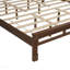 Lit très grand lit avec tête et pied de lit à grand panneau, 2 tiroirs de rangement, lumières à DEL intégrées, station de charge USB, lit en bois de pin avec cadre de lit renforcé, noyer-608372895