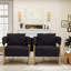 Ensemble de 2 fauteuils d'appoint rembourrés Teddy-129715222