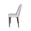 Ensemble de salle à manger extensible rond avec chaises gris ardoise et table blanche, 47-63 pouces, sièges 4-6