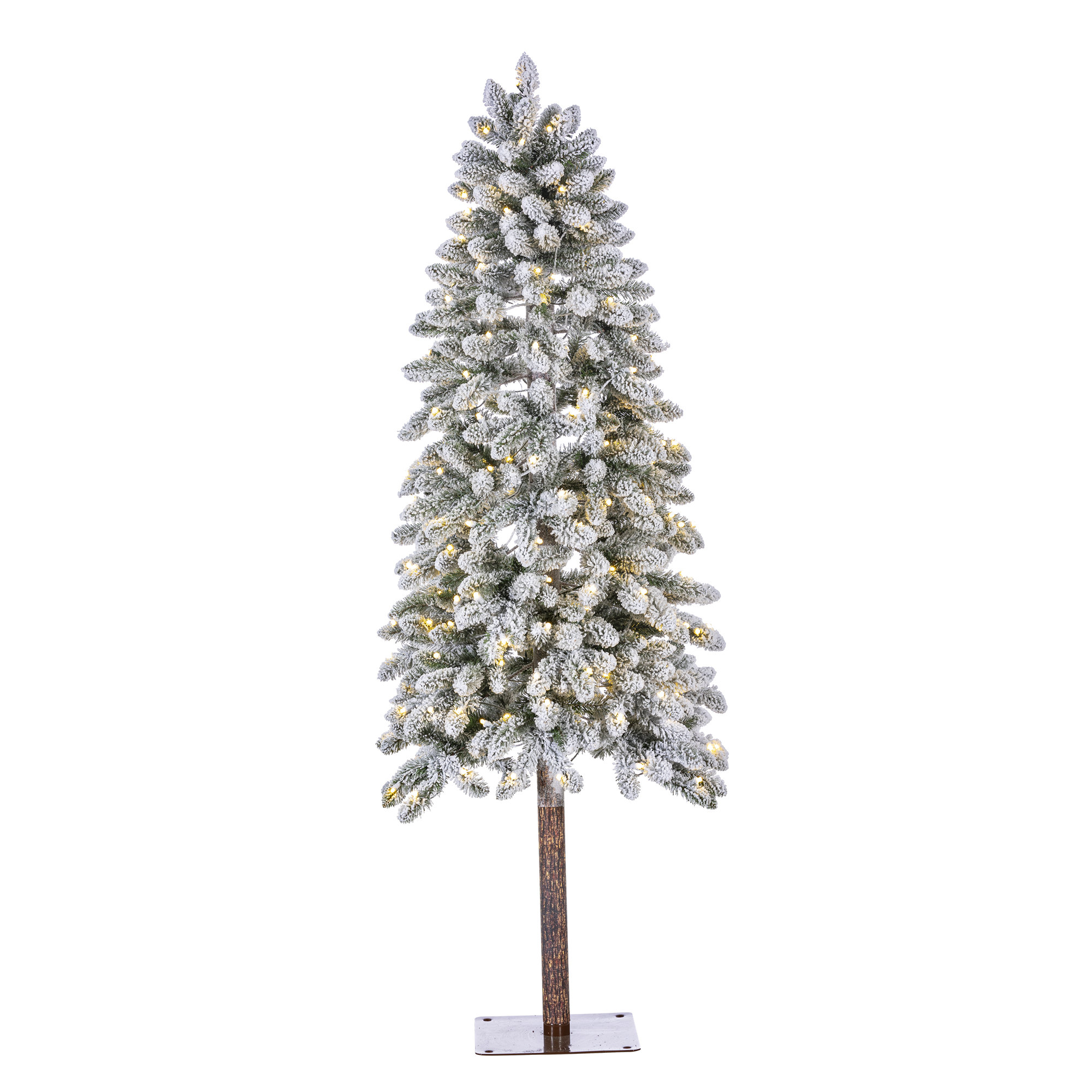 Gursimran Lighted Artificial Pine Christmas Tree, 6'