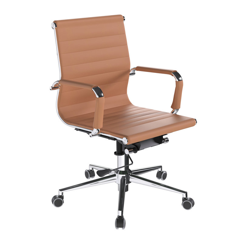 Boaten Leather - Bonded Executive Chair, Brown