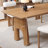 Brown Rectangular Solid Wood desk-602742288