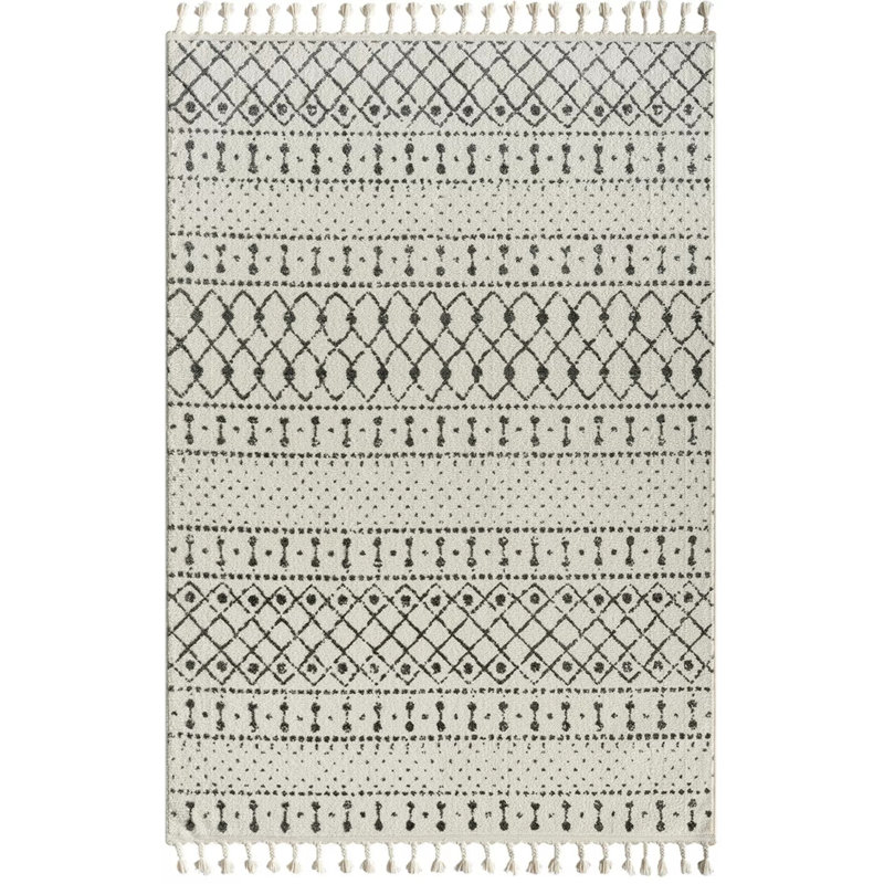 Vinko Cotton Geometric Indoor / Outdoor Rug, Runner 5'3" x 16'4"