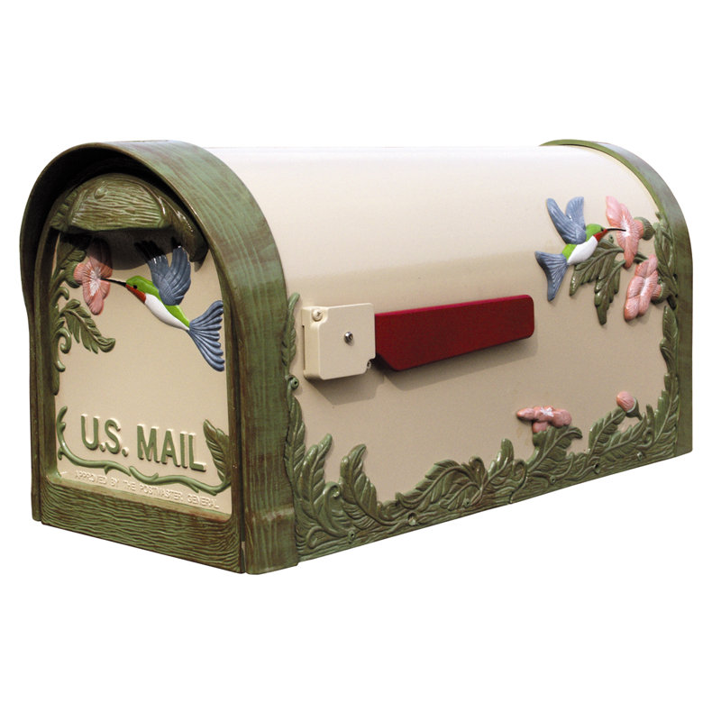 Boîte aux lettres fixée sur piquet Hummingbird, Argent suédois, Non