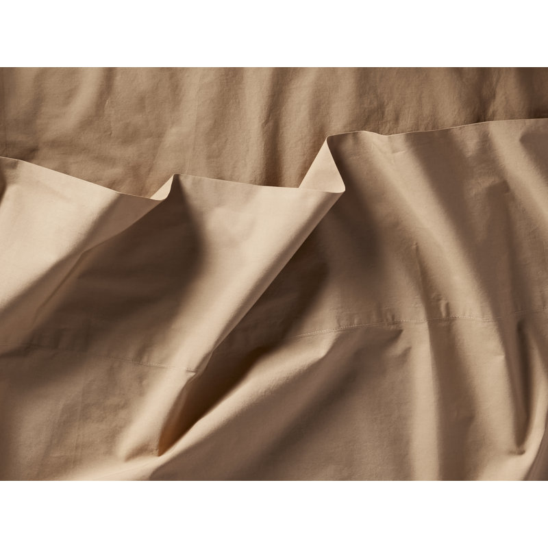 Percale Flat Sheet, Alpine White, Queen Flat Sheet