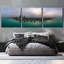 «Cloudy Winter in Chicago» par Epic Portfolio, ensemble d'art mural en verre acrylique, 3 pièces