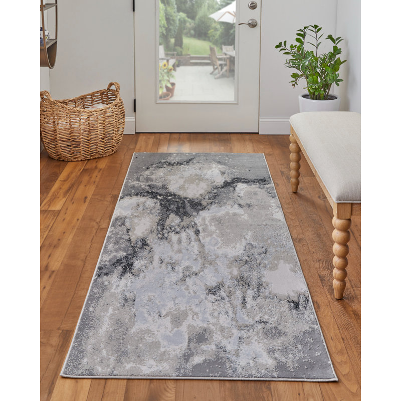 Oria Abstract Indoor Rug, Runner 2'10" x 7'10"