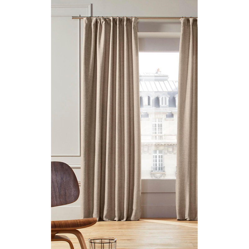 Coconut Single Panel, 200 W x 280 D cm, Light Beige