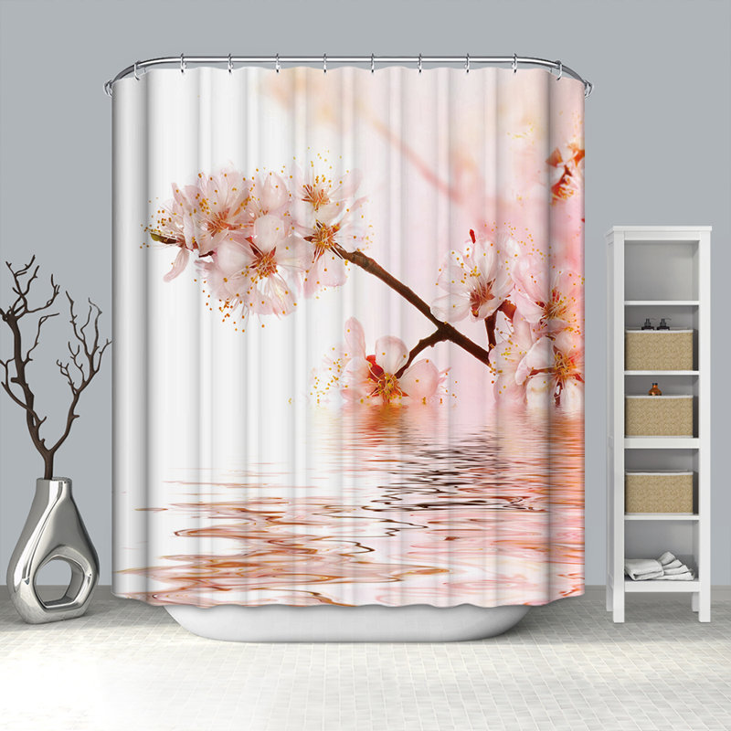 Hopley Floral Shower Curtain