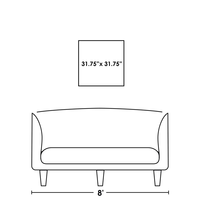 «Dude», art mural encadré, H 31,75 po x l 31,75 po, Argent