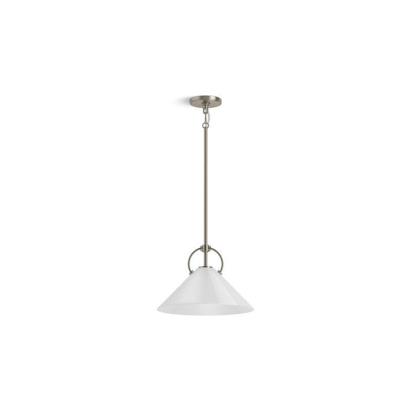 Kernen By Studio McGee 14 in. Pendant, Brushed Nickel
