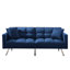 Kaari 73.2" Square Arm Tufted Convertible Sleeper Futon Sofa-1180549281