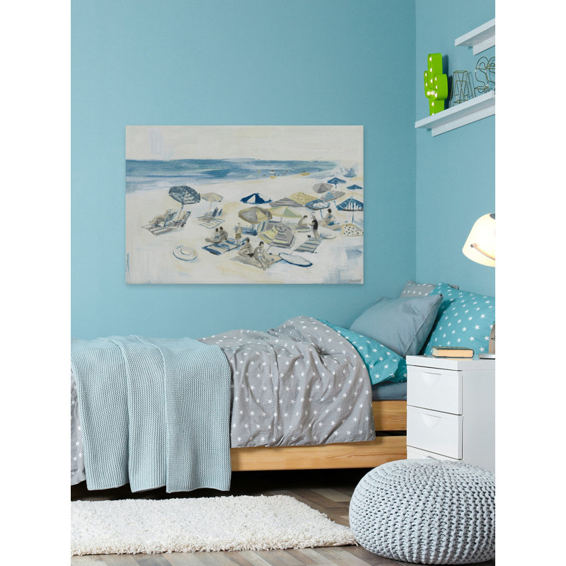Bikini Sunbathing - Wrapped Canvas Painting, 101 cm H x 152 cm W x 3.81cm D