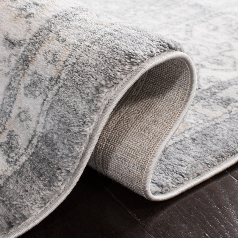 Aaylie Performance Oriental Rug, Square 6'7"