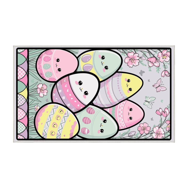 Tapis de vacances de Pâques The Holiday Aisle®, Rectangulaire 3 pi x 5 pi