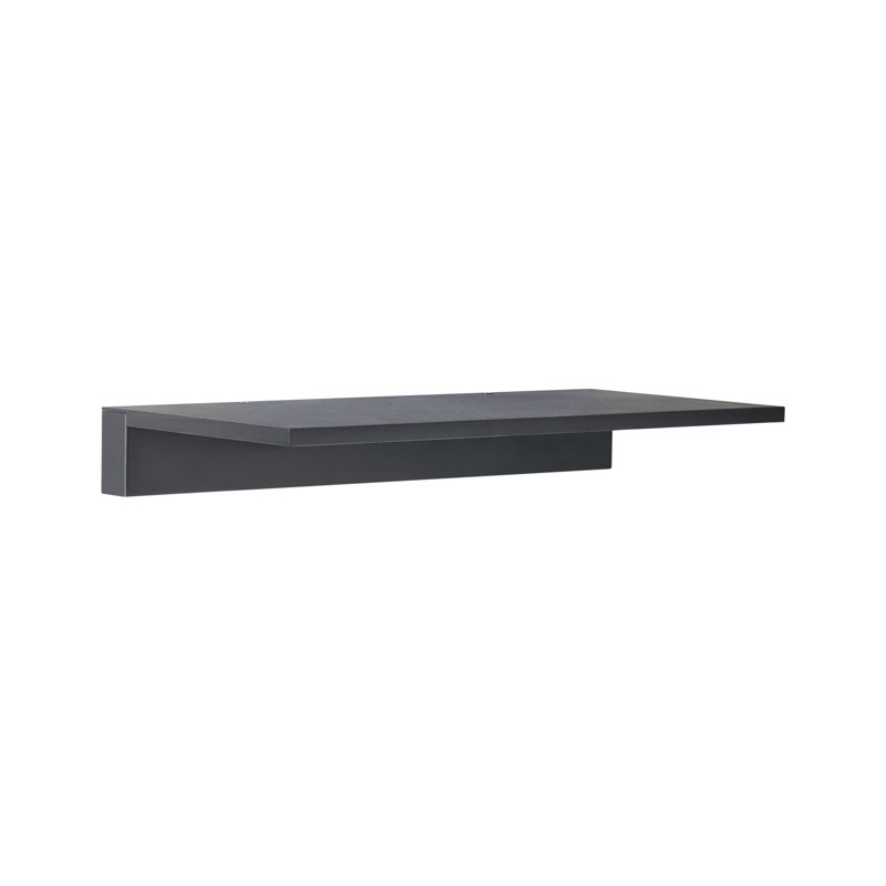 Aluminium LED Armed Sconce, Matte Black