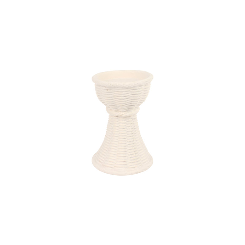 Bougeoir Casa, Crème, crème, H 7 po x l 5 po x P 5 po