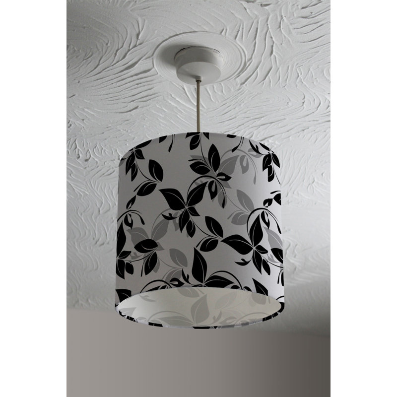 Cotton Drum Lamp Shade ( Uno ), 22cm H x 25cm W x 25cm D
