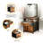 Mini Fridge Stand With 3 Storage, Mini Fridge Cabinet, Beverage Fridge Table-76008098