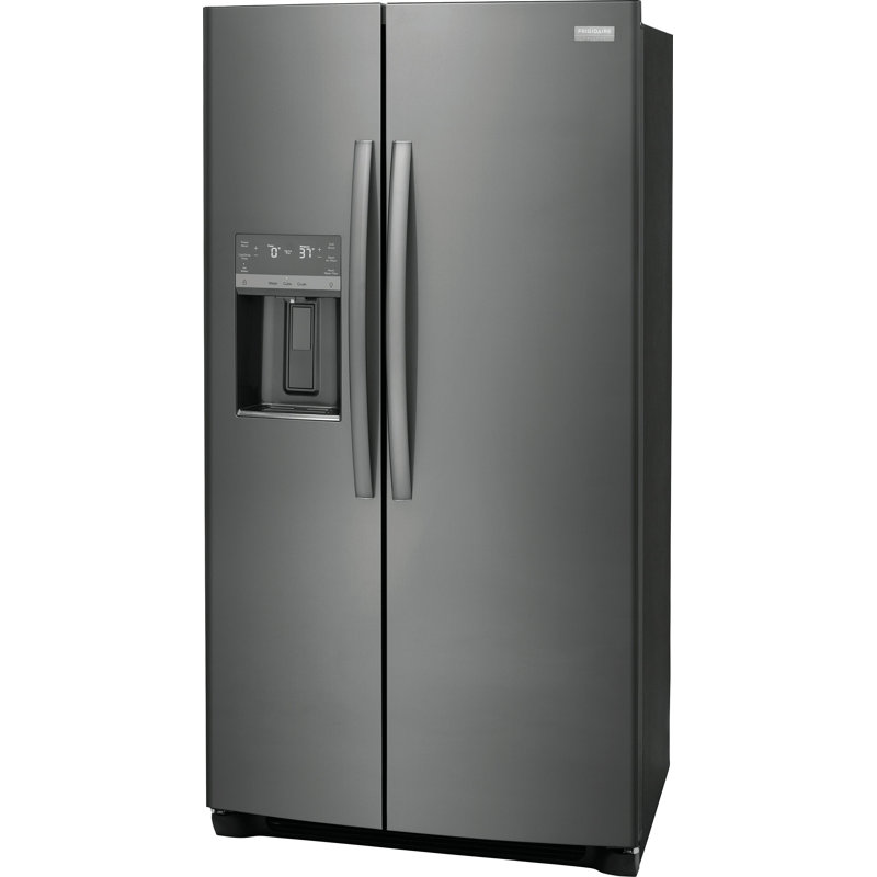 Frigidaire Gallery 36" Side by Side 25.6 cu. ft. Refrigerator, Black Stainless Steel