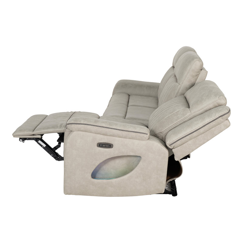Canapé inclinable électrique Bhatnagar, Light Brown