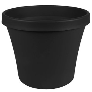 Heavy Duty Plant Pots Outdoor Garden Tall Squat Flower Plastic Planter  Container