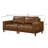 79" Faux Leather Square Arm Sofa-164125893