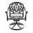 All-Weather Aluminum Dining  3 : 2 Swivel Chairs & 39.37" Table,, Weather Resistance, Comfy, Easy Assembly Supportive, Quick-169634507