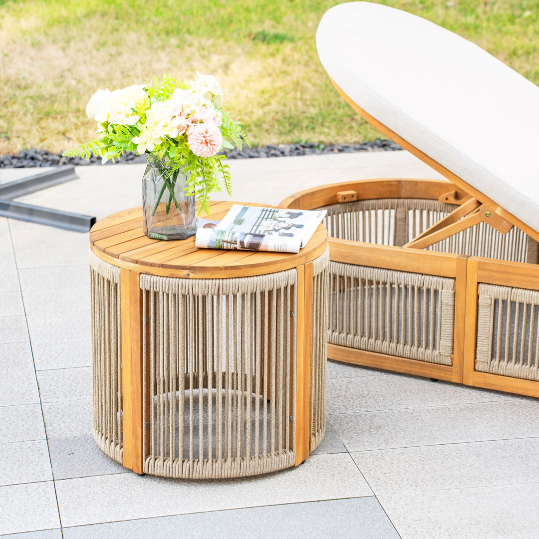 Round Outdoor Side Table