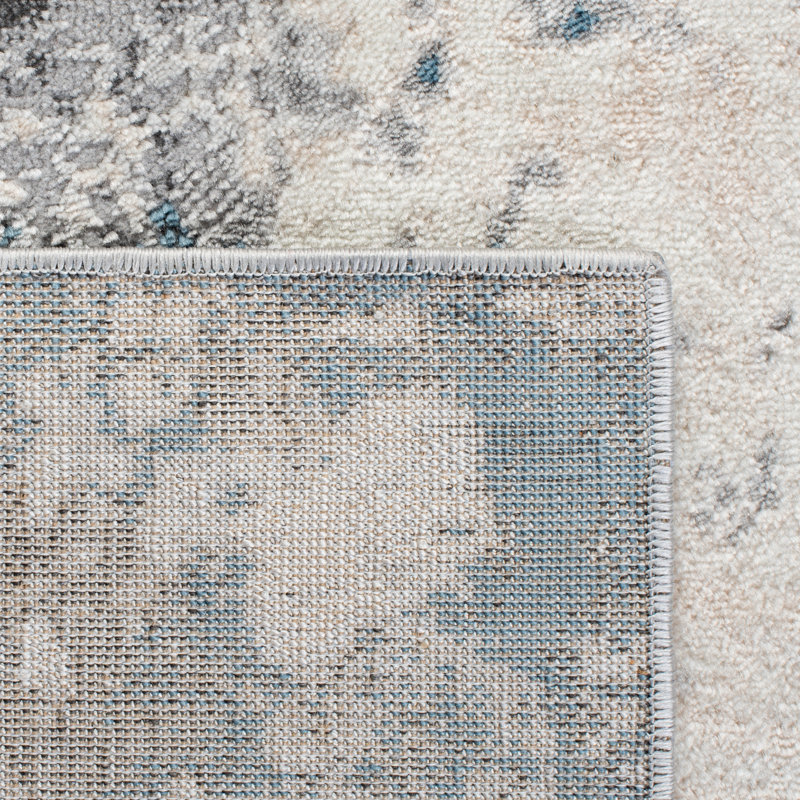 Lagoon Performance Abstract Rug, Rectangle 8' x 10'