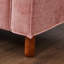 Canapé modulaire moderne en L 108,5 pouces en chenille rose pour famille