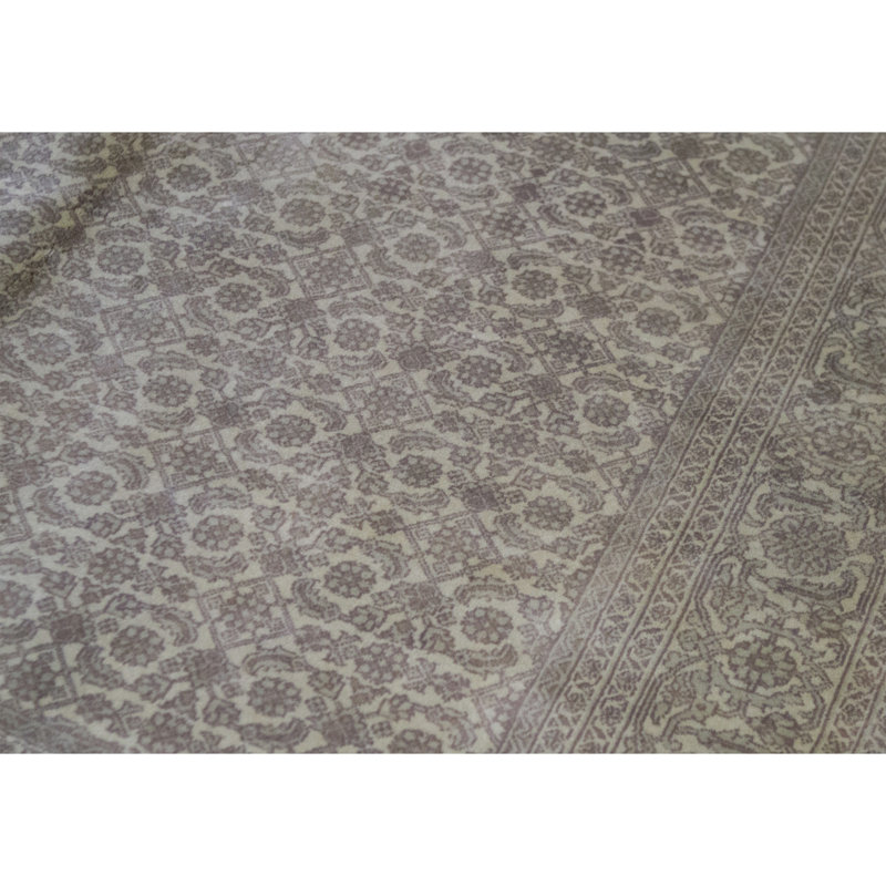 Wool Oriental Area Rug in Brown