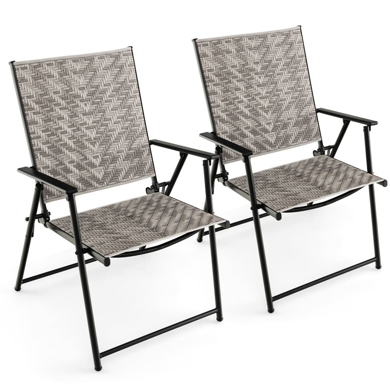 Foldable Outdoor Patio Dining Armchair