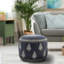 Repose-pieds bleu 18% 18 po 18 po