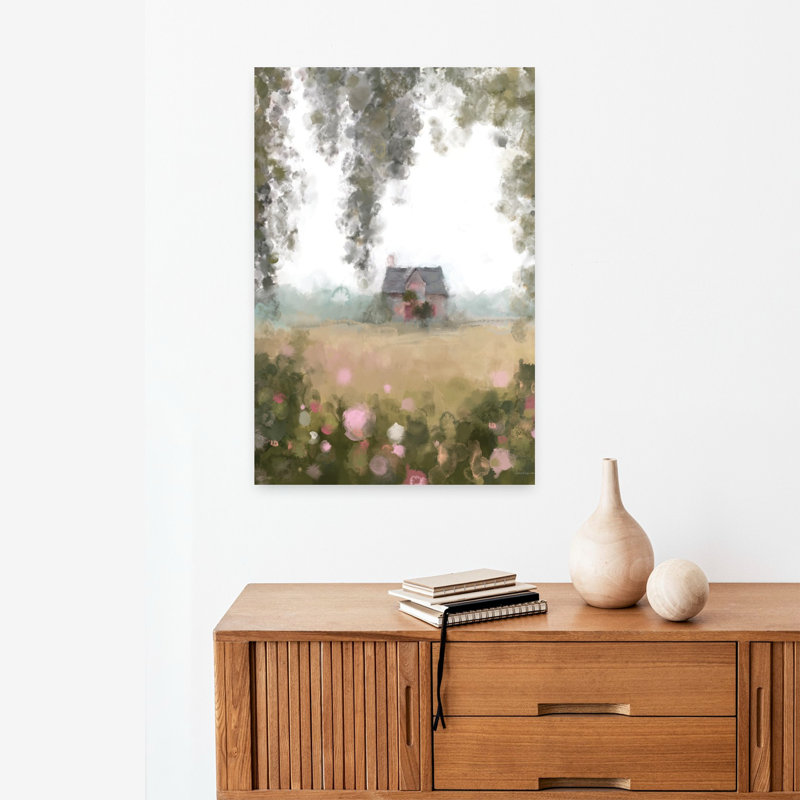 «I'm Dreaming For The I I Love Abstract Contemporary Landscape Architecture Art», H 24 po x l 16 po