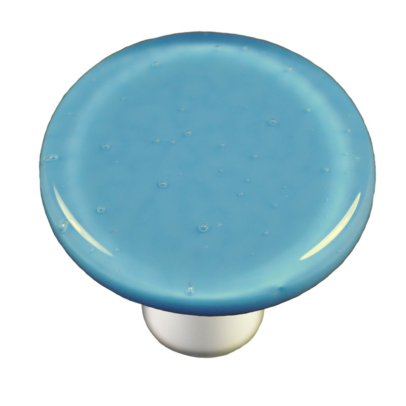 Poignée champignon de 1,5 po de diamètre Solids, Noir, Egyptian Blue
