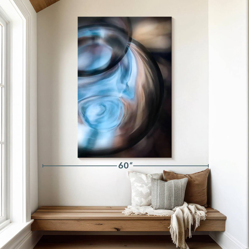 Avery Blue Vase, 51" H x 34" W