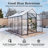 Newly Designed Heavy Duty Aluminum Frame 8X10 FT Polycarbonate Greenhouse For All-Season Plant Protection And Optimal Growth