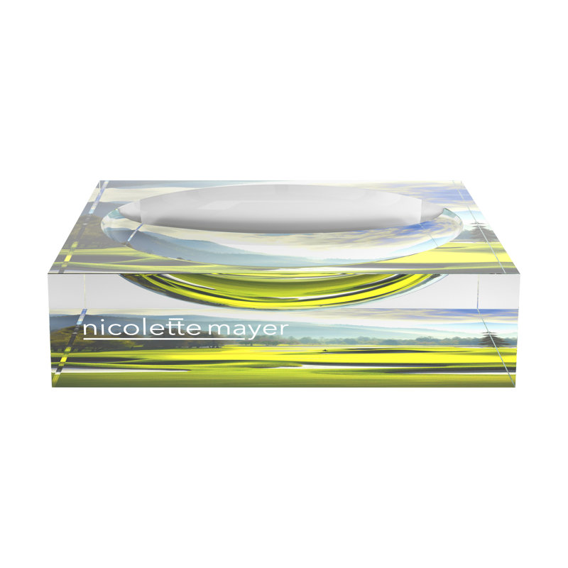 Decorative Tray, 8"W x 8"D x 2"H