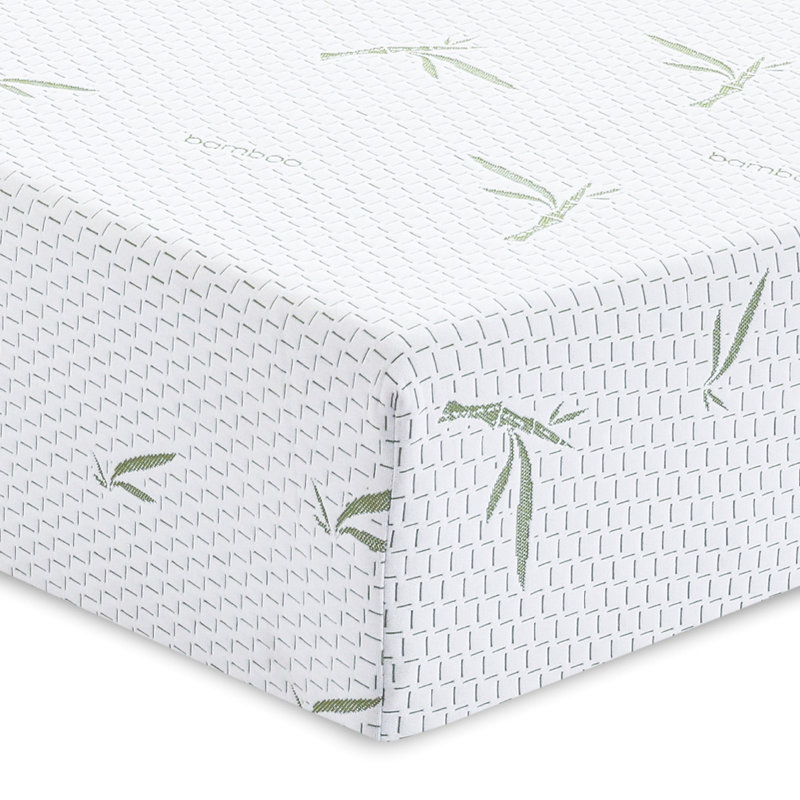 10-Inch Dual Layer Memory Foam Mattress with Rayon From Bamboo Infused Cover, Twin