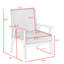 Fauteuil d'appoint en velours Bleona-107227493