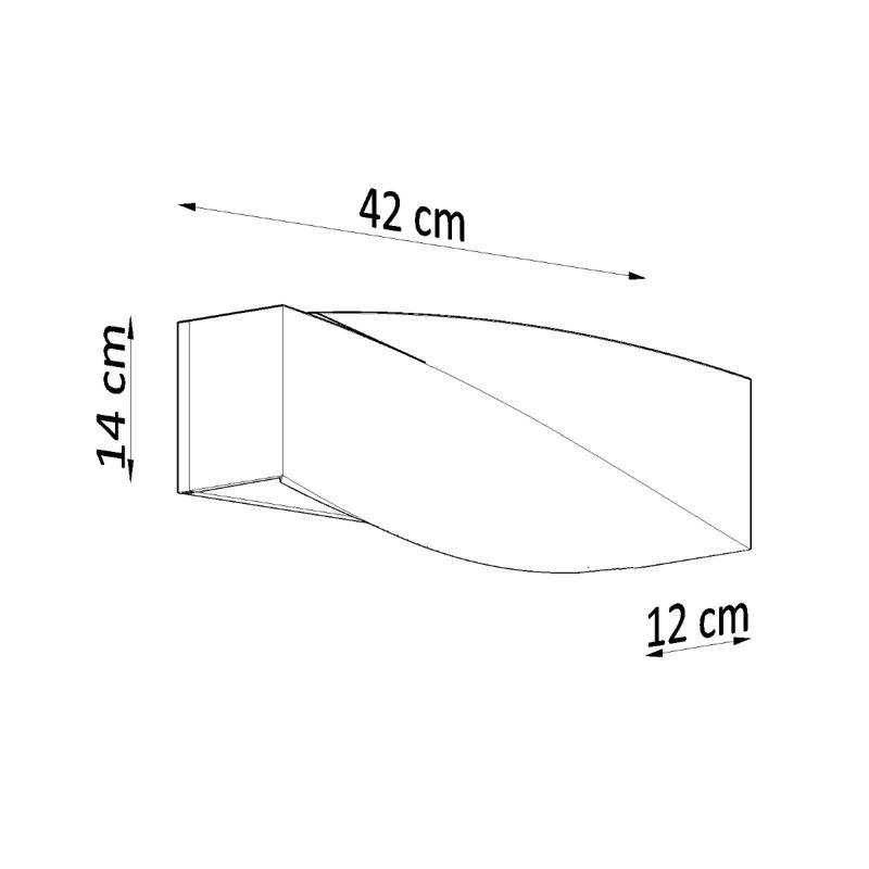 Palen Plastic Flush Mounted Sconce
