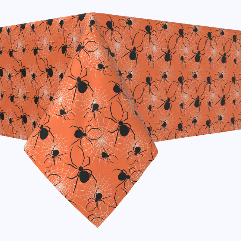 Hackensack Geometric Halloween Tablecloth, 120" L x 60" W