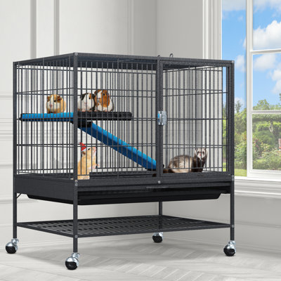 Cage pour petit animal avec rampe Crislynn